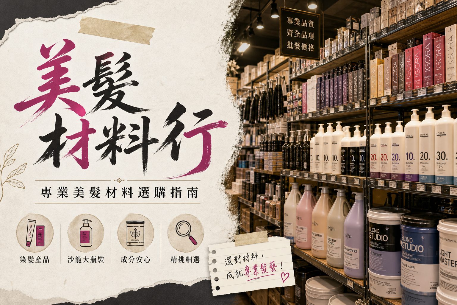 美髮材料行